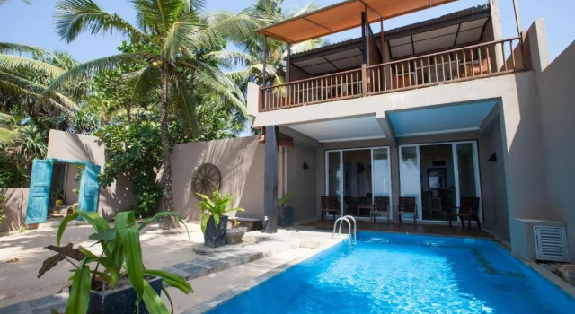 Вилла с 3 комнатами с балконом Вилла Hikks Villa Hikkaduwa