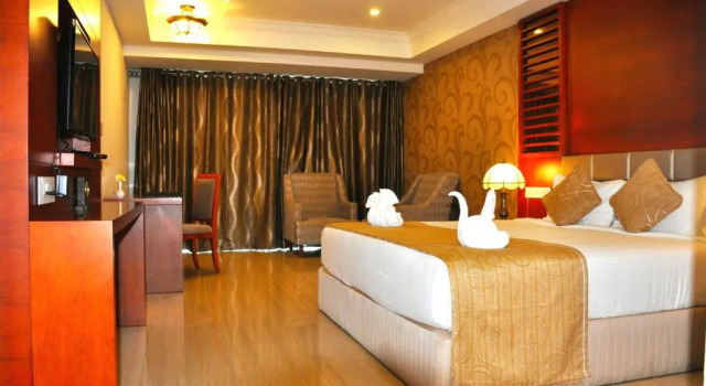 Номер Standard с видом на озеро Lake Palace Trivandrum