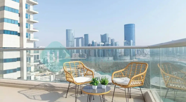 Bloomfields 1BR Ocean View in Oceanscape, Забронировать Апартаменты/квартира Абу-Даби Эмират Абу-Даби, рядом с Boutik Mall