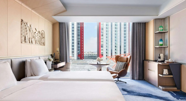 Двухместный номер Deluxe с панорамным видом Fairmont Ambassador Seoul