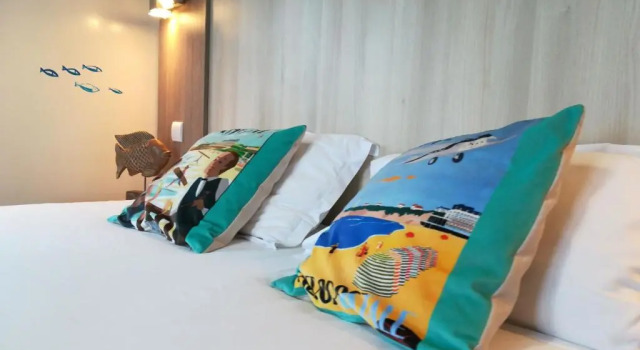 Двухместный номер Standard с балконом и с видом на море Hotel Agur Deneri