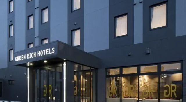 Кровать в общем номере Green Rich Hotel Izumo