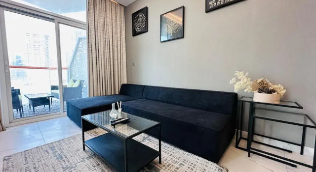 Premium 2 Bedroom with Burj Khalifa and Canal view in Millennium Binghatti Residence, Забронировать Апартаменты/квартира Дубай Эмират Дубай, рядом с Al Wajeha Al Maeyah Marine Transport Station