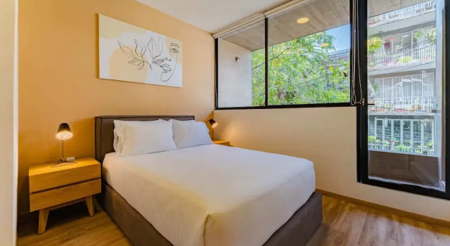 Апартаменты с балконом и с видом на город Condesa Cholula Lofts by VH