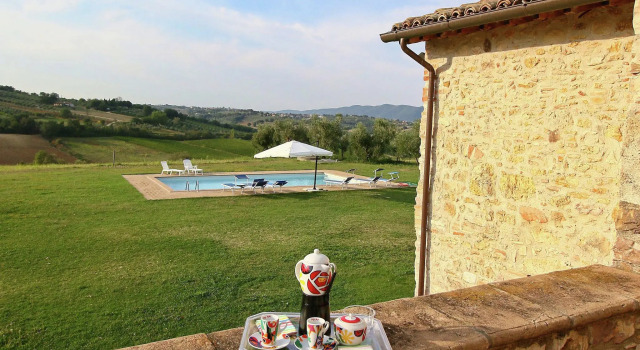 Villa with private pool in the hills with panoramic views, Réserver Villa Gualdo Cattaneo 
