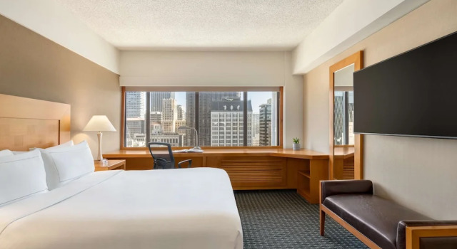 Двухместный номер Premium floor с балконом Hilton San Francisco Financial District
