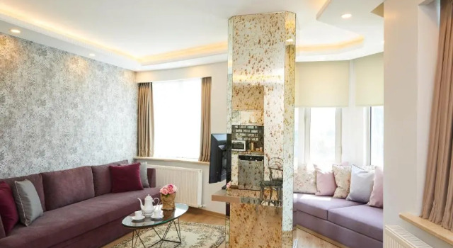 Апартаменты с 2 комнатами с видом на город All Seasons Suites