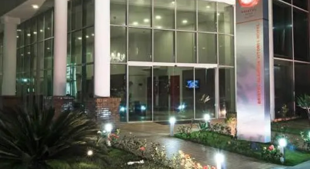 Кровать в общем номере Alameda Vitória Hotel