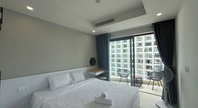 Апартаменты с 2 комнатами с балконом и с видом на океан Apartment PHONGLIEM 1