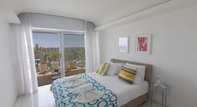 Апартаменты с 2 комнатами с балконом и с видом на сад Protaras Thalassa Apartment Ta206
