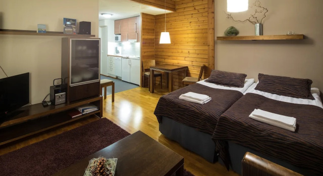Студия с балконом Lapland Hotels Saaga