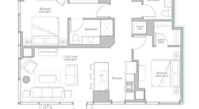 Коттедж West Loop High-end 2BR Walkable City Views