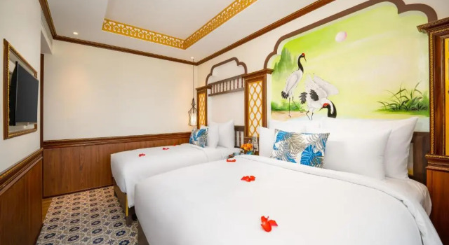 Трёхместный номер Standard с балконом Soluna DAnnam - The Art of Hoi An Relaxation - formerly Hoi An Babylon Riverside Hotel