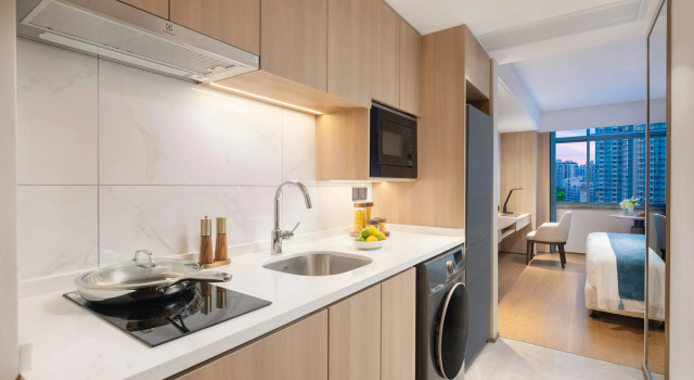 Oakwood Central Wuxi, Rezerwuj Hotel Hotele 4-gwiazdkowe w Wuxi, 4*