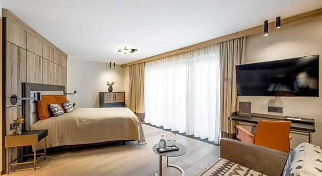 Двухместный номер Standard с видом на горы Das Central - Alpine . Luxury . Life