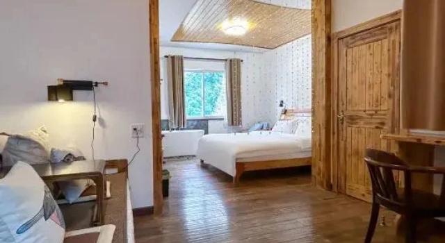 Двухместный люкс Moganshan Bamboo View Guesthouse