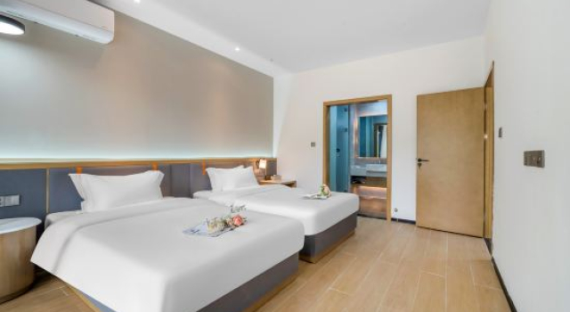 Семейный люкс с 2 комнатами Holiday Inn Xulong Bieyuan (Chongqing Hei Valley Scenic Area)