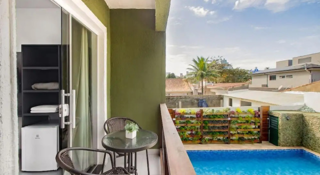 Номер Deluxe Hotel Cajueiro Guarujá