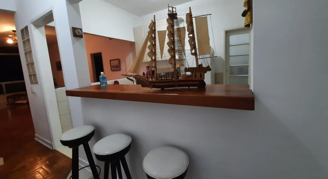 Apartamento amplo e charmoso, frente ao mar., Забронировать Апартаменты/квартира Апартаменты Сантос, рядом с Пляж Бокуирау, Апартаменты/квартира