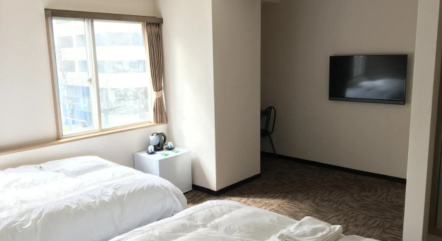 Двухместный номер Standard Hotel Tetora Asahikawa Station