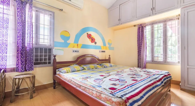 GuestHouser 2 BHK Cottage e446, Забронировать Дом для отпуска Виллы Пондичерри, Вилла