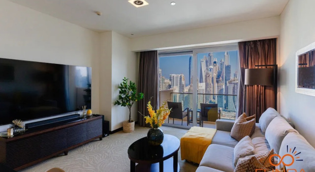Апартаменты Luxury Stylish 1BR unit Address Marina