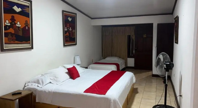 Komfortní Čtyřlůžkový pokoj Hotel Pacandé