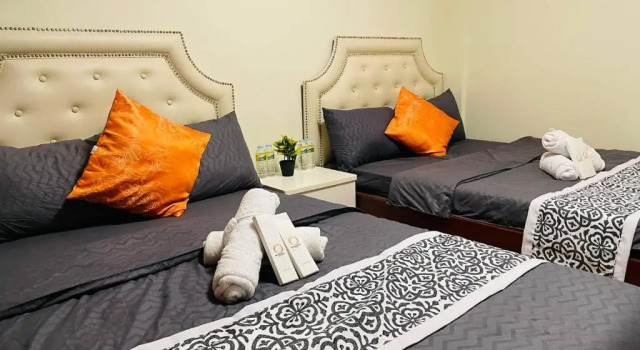 Standardowy czteroosobowy pokój i balkonem O Boutique Hotel Tagaytay