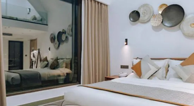 Семейный люкс Дуплекс Tengchong Nansu Banshanli Private Tang Hot Spring Homestay