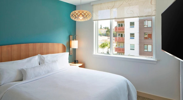 Одноместный номер Standard c 1 комнатой Element by Marriott Seattle Redmond