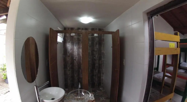 Кровать в общем номере Floripa Beach House Hostel