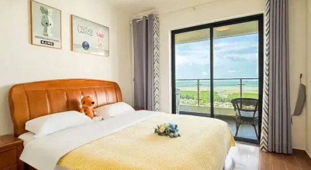 Komfortowy suite 2 sypialnie z widokiem na morze Puhai hotel