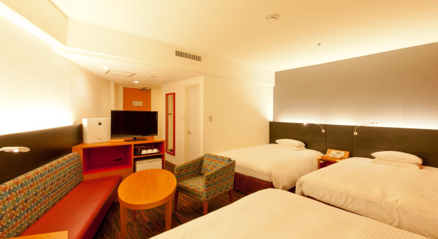 Трёхместный номер Comfort Hotel Nikko Narita