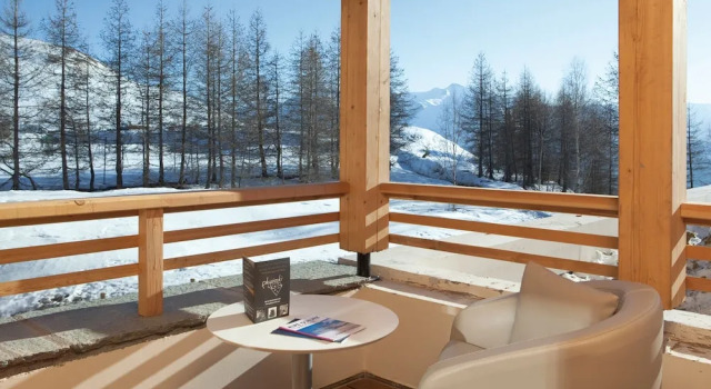 Кровать в общем номере с 2 комнатами Lagrange Vacances L'Alpenrose