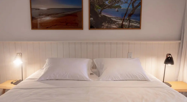 Двухместный номер Deluxe с балконом и с частичным видом на море Hotel Paraiso do Morro