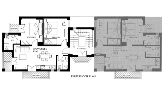 Апартаменты Esperos Studios and Apartments, #1 and #5