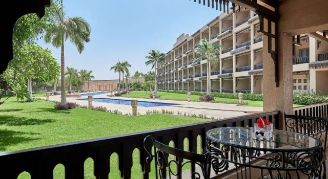 Двухместный номер Deluxe Executive Lounge Access с балконом и с видом на сад Marriott Mena House, Cairo