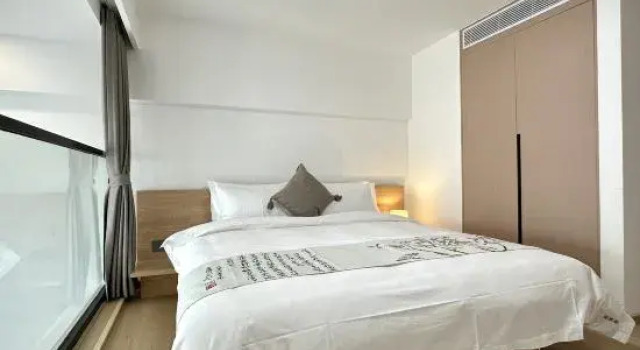 Люкс Дуплекс с 3 комнатами Xitang Fushi Taofang Scenic Apartment (Liangan Jinrong Zhongxin)
