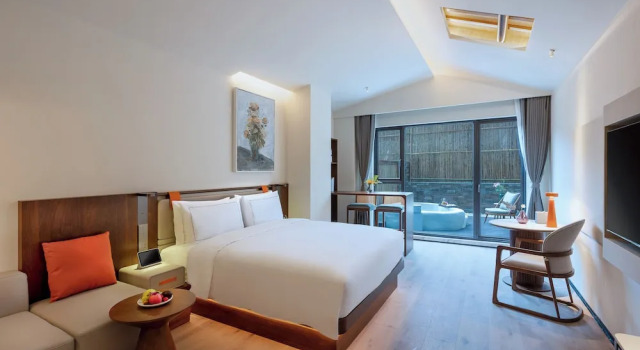 Номер Standard TELLUS. Qingchengshan Hot Spring Hotel