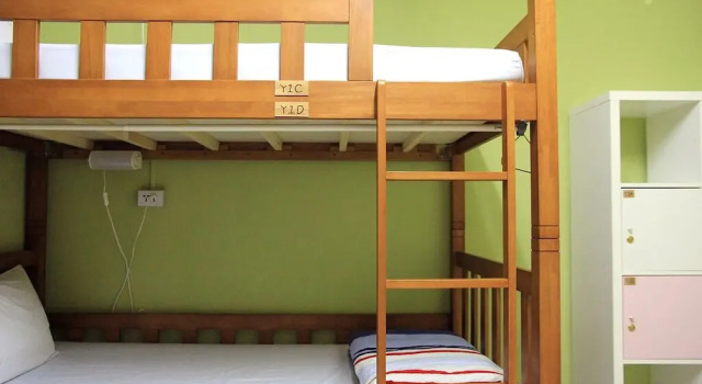 1 soveværelse i Seng i sovesal Puli Center Center Hostel