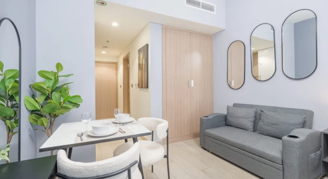 Elegant Studio With Garden in Meydan - Dubai, Забронировать Апартаменты/квартира Отели Дубая с парковкой, Парковка
