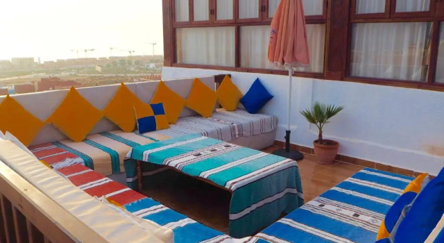 Кровать в общем номере Original Surf Morocco