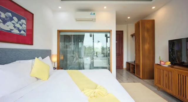 Двухместный номер Deluxe с балконом и с красивым видом из окна Chieu Ha Village Riverside - Hoi An