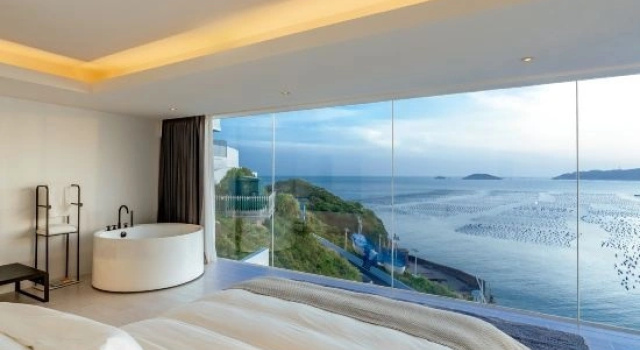 Люкс с видом на море Shengshan Island Windvilla Guiqulai Seaview Homestay