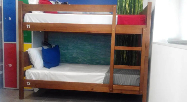 Кровать в общем номере UAU Hostel