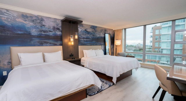 Четырёхместный номер Superior с балконом Victoria Marriott Inner Harbour