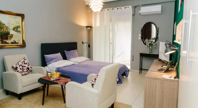 Cosy Studio Komotini, Забронировать Отель Комотини периферия Восточная Македония и Фракия, рядом с Церковный музей Святого епископа Маронии и Комотини