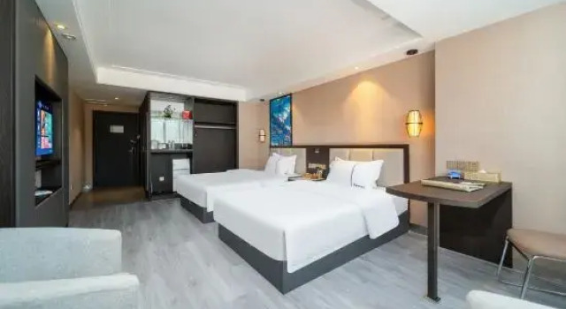 Grand czteroosobowy suite z widokiem na miasto Huang Hai Fu Hotel