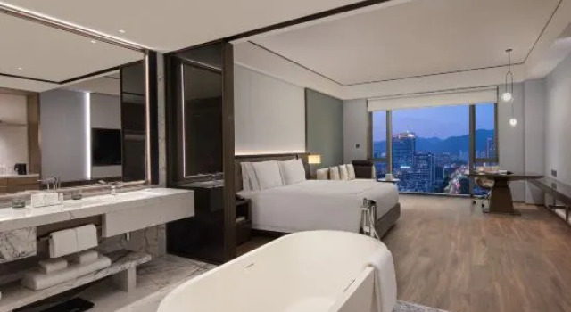 Двухместный номер Classic Wyndham Grand Lishui Downtown