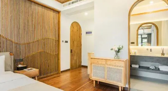 Двухместный семейный люкс Jiacao Courtyard Guesthouse